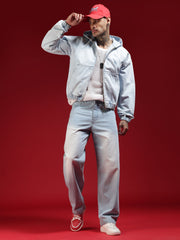 Go Devil Mens Baggy Fit Light Blue Jeans