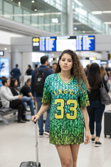 Go Devil ANGEL 33 Women's Cotton Multicolor Oversized Jersey Tee