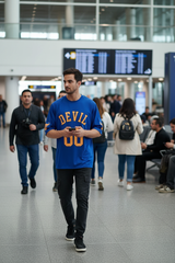 Devil Signature Jersy 66 Printed Royal & Yellow for Men