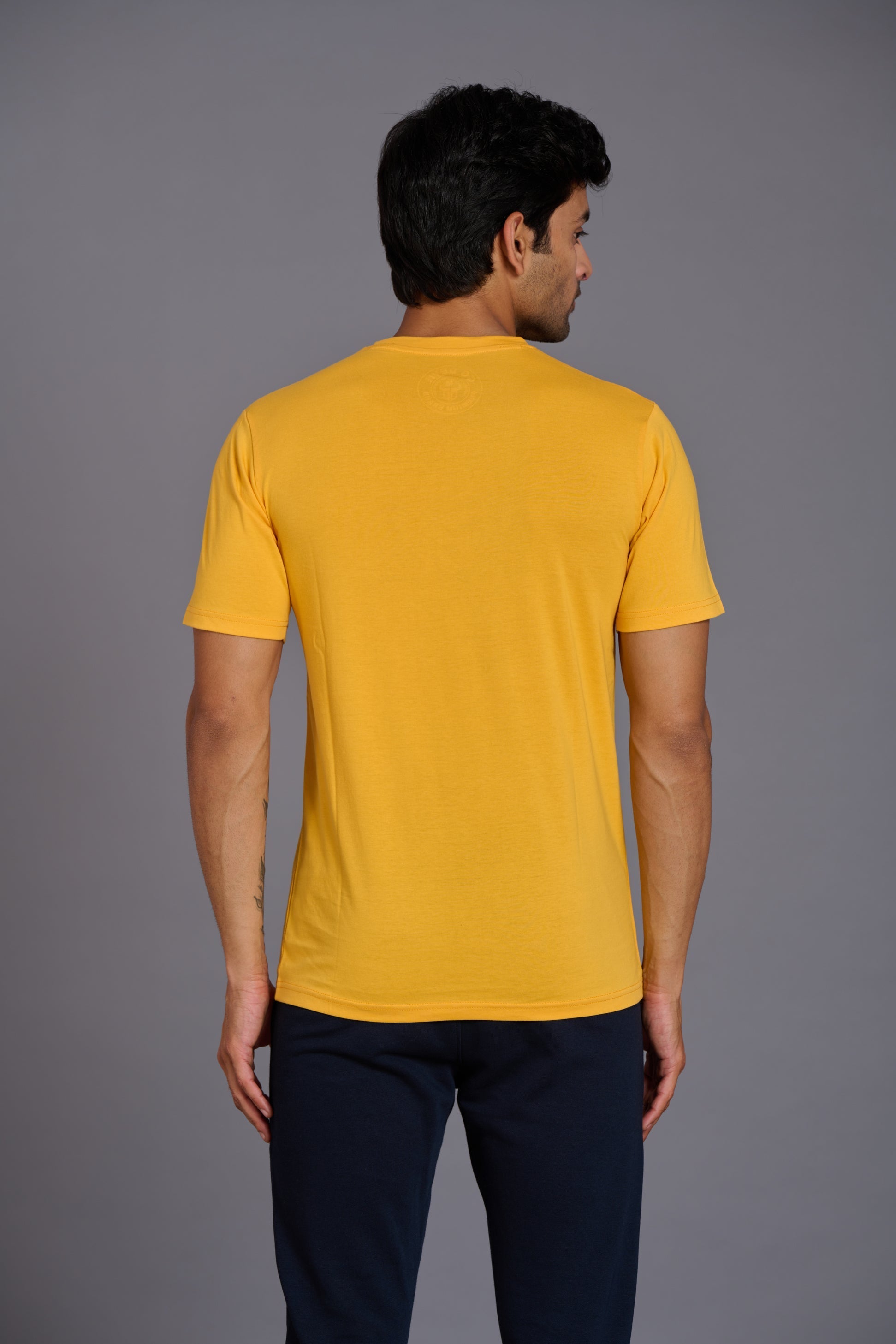 Go Devils Originals Yellowish T-Shirt for Men