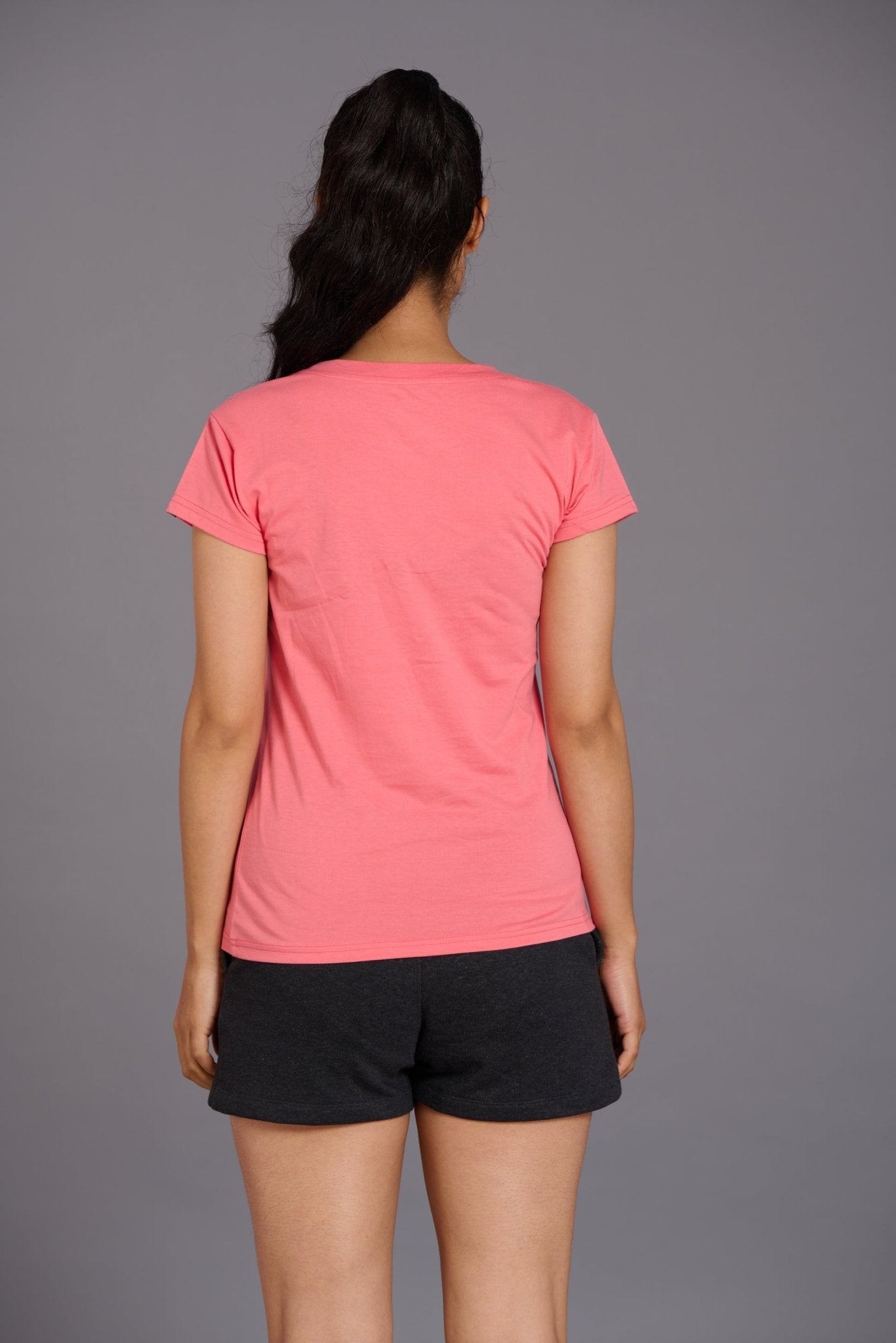 Angelic Pink Oversized T-Shirt for Women - Go Devil