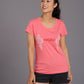 Angelic Pink Oversized T-Shirt for Women - Go Devil