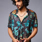BAD Printed Black Shirt for Men - Go Devil