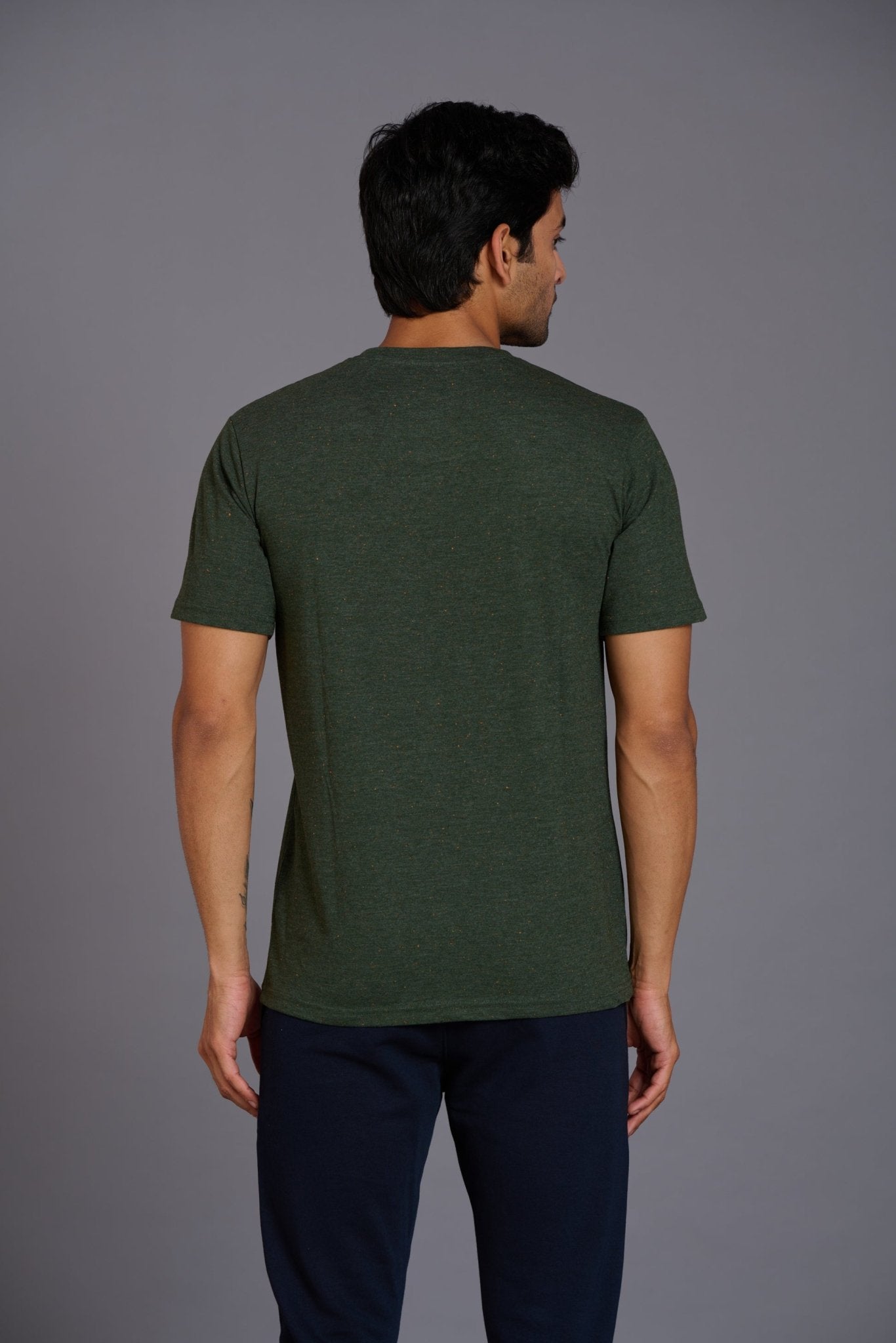 Brown Devil Printed Green T-Shirt for Men - Go Devil