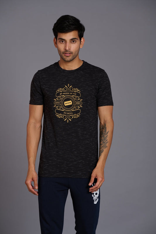 By Order Of The ESTD 2021 Black T-Shirt for Men - Go Devil