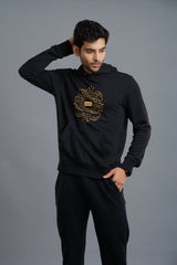 BY ORDER OF THE GO DEVIL Black Hoodie for Men - Go Devil