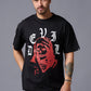 Dark Devil Black Oversized T-Shirt for Men - Go Devil
