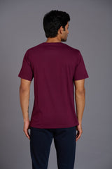Death Row Records Printed Maroon T-Shirt for Men - Go Devil