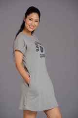 Devil Club Grey summer Dress for Women - Go Devil