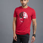 Devil Inside Printed Red T-Shirt for Men - Go Devil