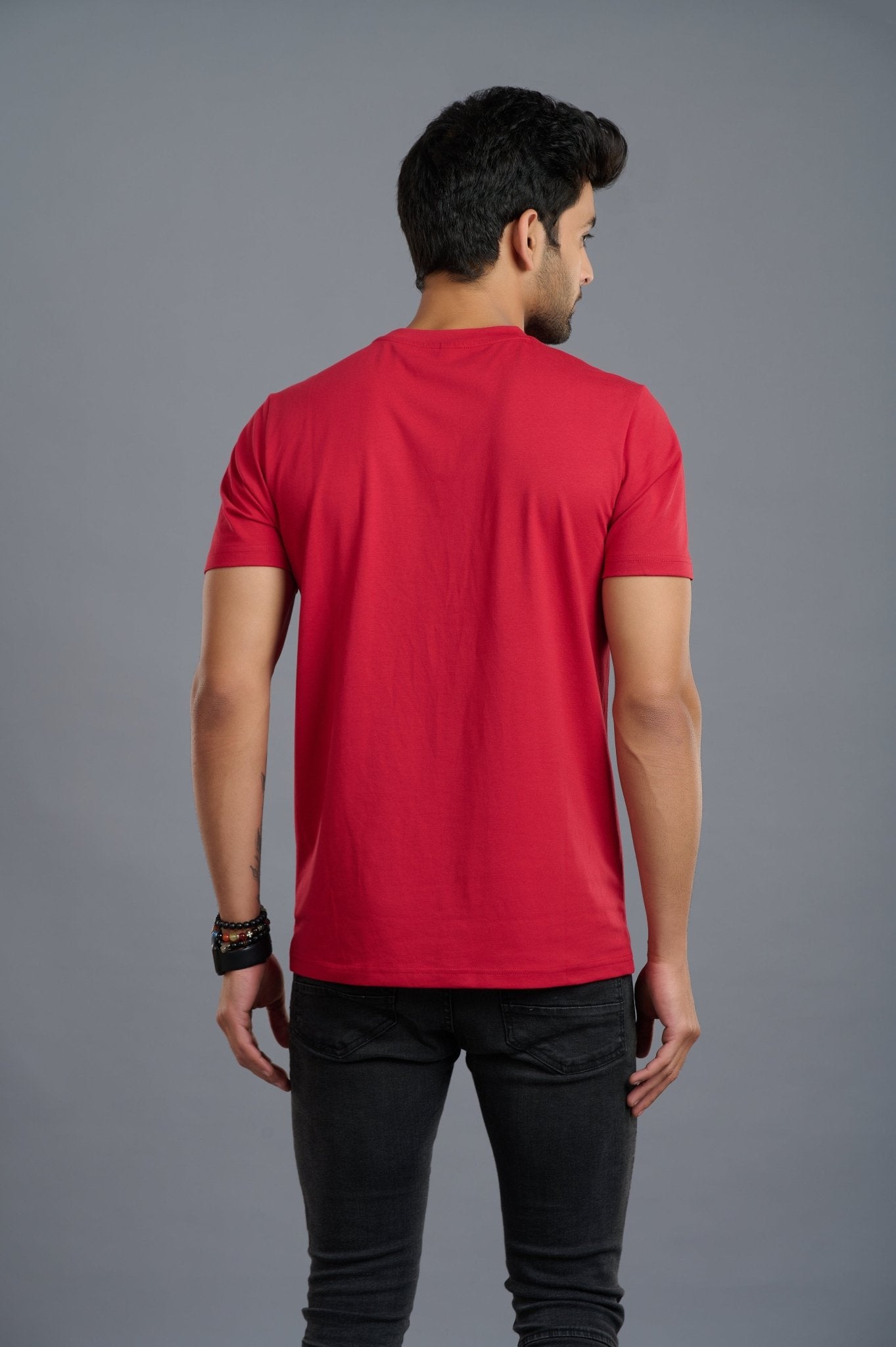 Devil Inside Printed Red T-Shirt for Men - Go Devil