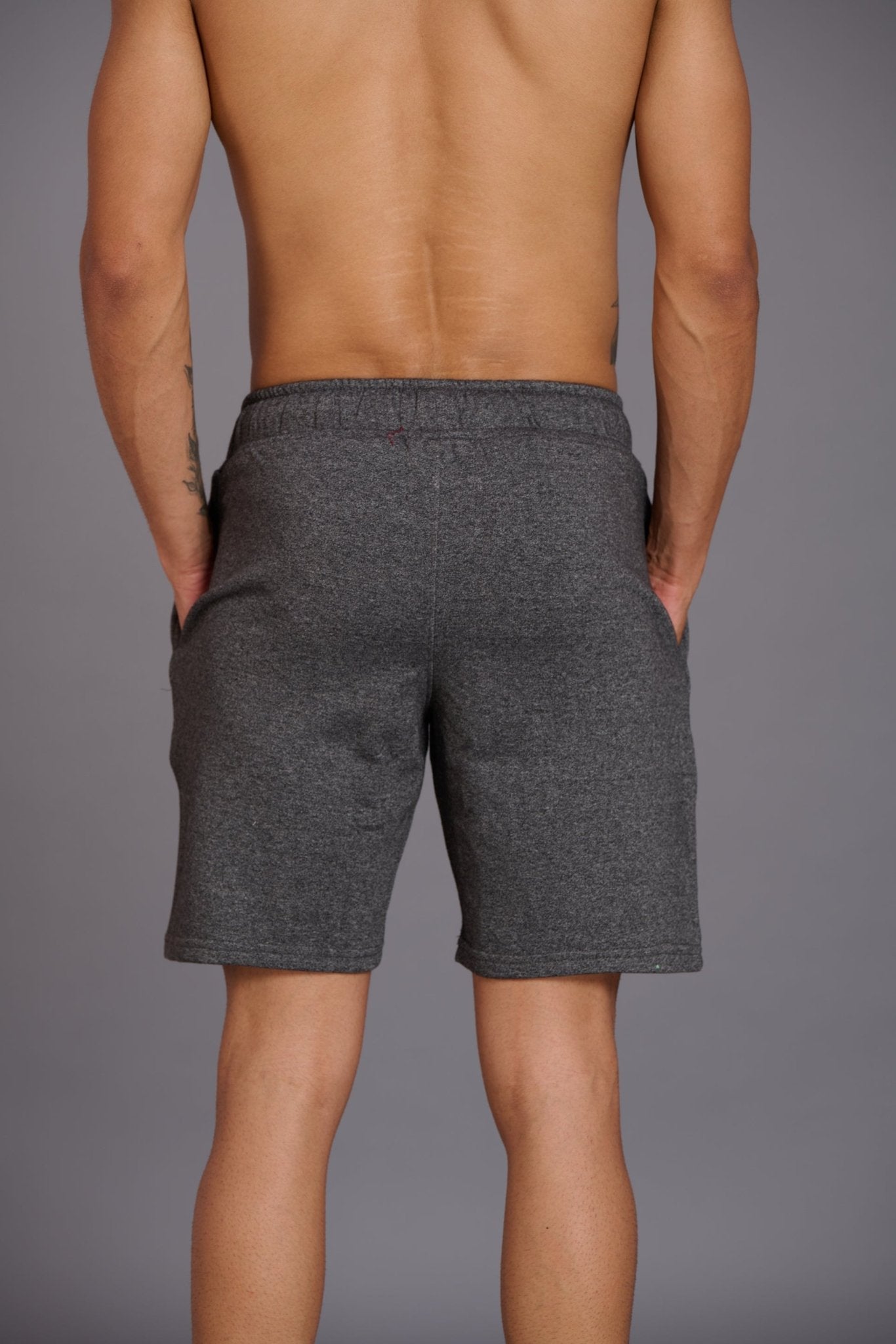 Devil Printed Grey Shorts for Men - Go Devil