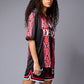 Devil Red & Black Snake Print Co-ord Set for Women - Go Devil