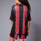 Devil Red & Black Snake Print Co-ord Set for Women - Go Devil