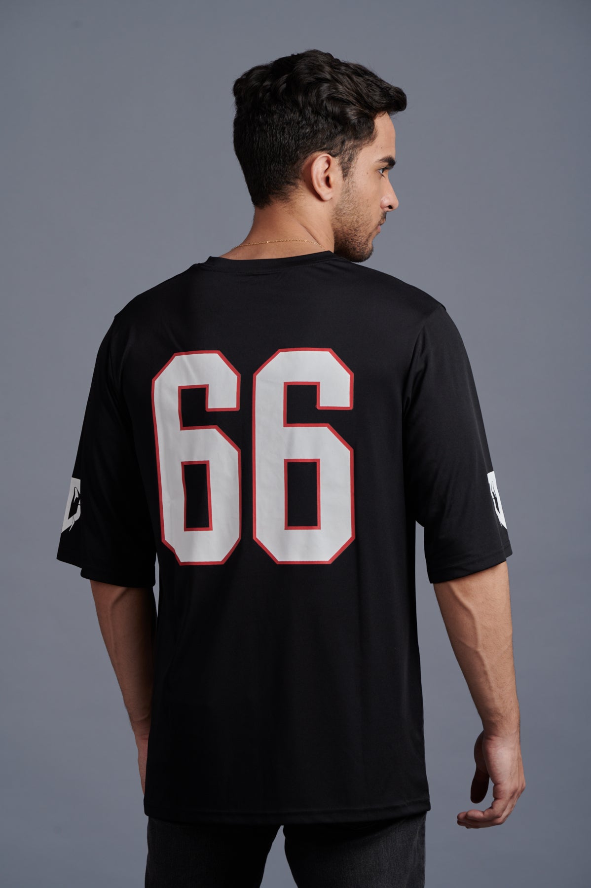 Devil Signature Jersy 66 Printed Black & White for Men - Go Devil