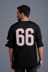 Devil Signature Jersy 66 Printed Black & White for Men - Go Devil