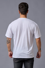 Devil Since 2020 (in Black) Printed White Oversized T-Shirt for Men - Go Devil