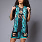 Devil (with logo) Green & Black Snake Print Co-ord Set for Women - Go Devil