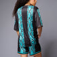 Devil (with logo) Green & Black Snake Print Co-ord Set for Women - Go Devil
