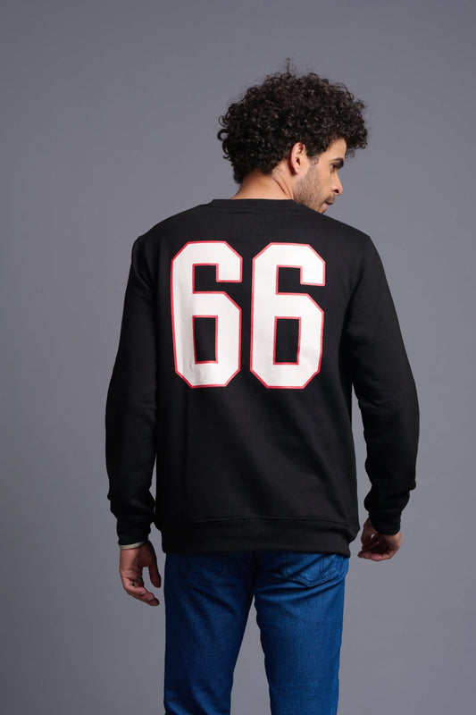 Devil66 Black Sweatshirt for Men - Go Devil