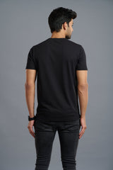 Devil's Have No Fans Printed Black T-Shirt for Men - Go Devil