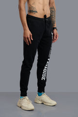 Devils Swag Printed Black Joggers for Men - Go Devil