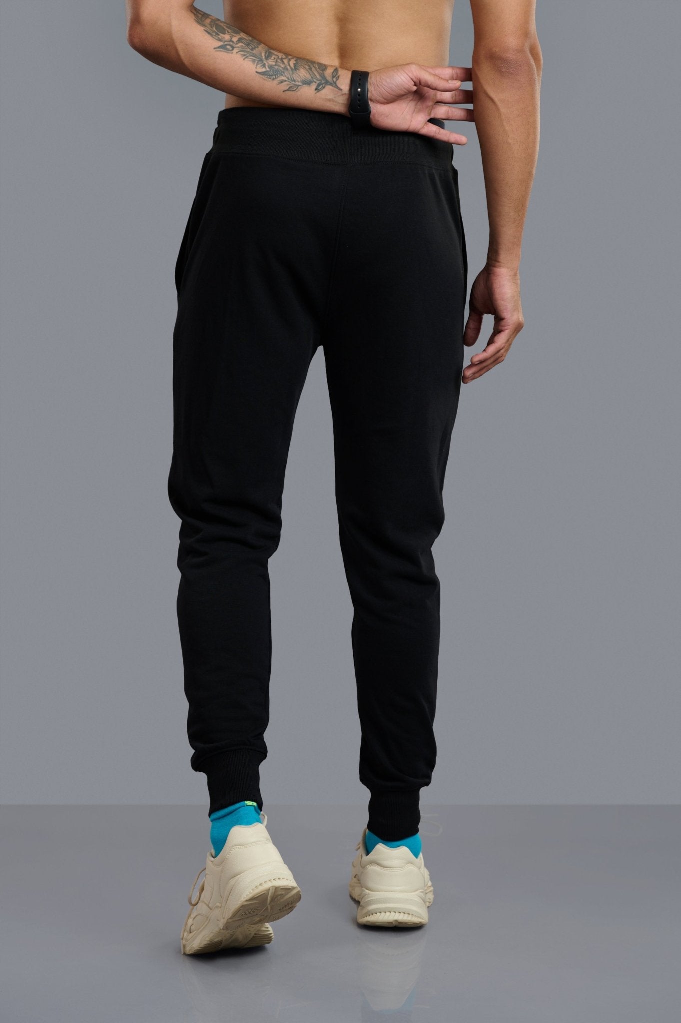 Devils Swag Printed Black Joggers for Men - Go Devil