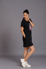 Dia De Los Muertos Black Dress for Women - Go Devil