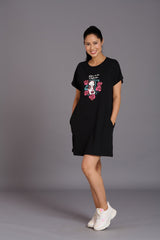 Dia De Los Muertos Black Dress for Women - Go Devil
