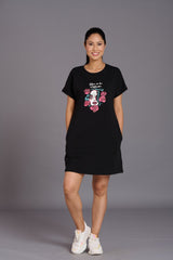 Dia De Los Muertos Black Dress for Women - Go Devil