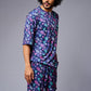 GD Gradient Printed Premium Co-ord Set for Men - Go Devil