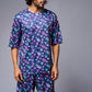 GD Gradient Printed Premium Co-ord Set for Men - Go Devil