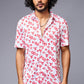 GD (in Red) Printed White Shirt for Men - Go Devil
