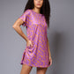 GD Logo (in orange) Printed Pink Dresses for Women - Go Devil