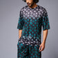 GD Printed Gradient Co-ord Set for Men - Go Devil