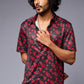 GD with Logo (in Red) Printed Black Shirt for Men - Go Devil