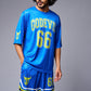 Go Devil 66 (in Yellow) Printed Blue Co-ord Set for Men - Go Devil