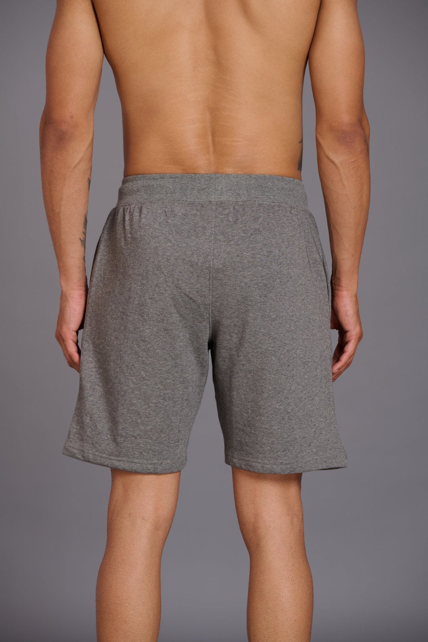 Go Devil 66 Printed Grey Shorts for Men - Go Devil