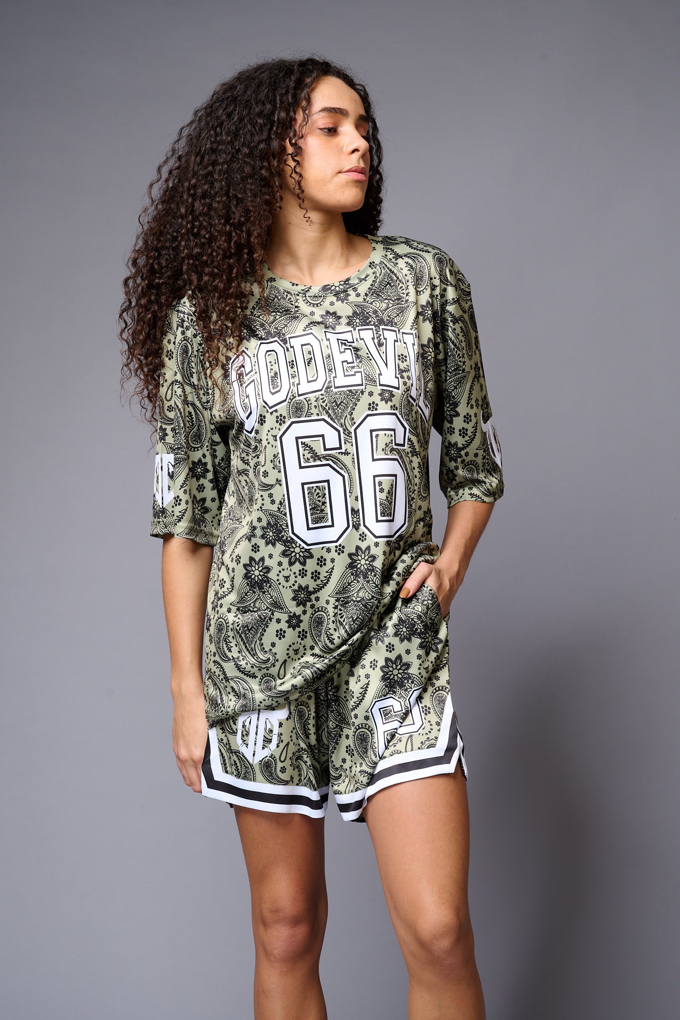 Go Devil 66 Printed Paisely Co-ord Set for Women - Go Devil