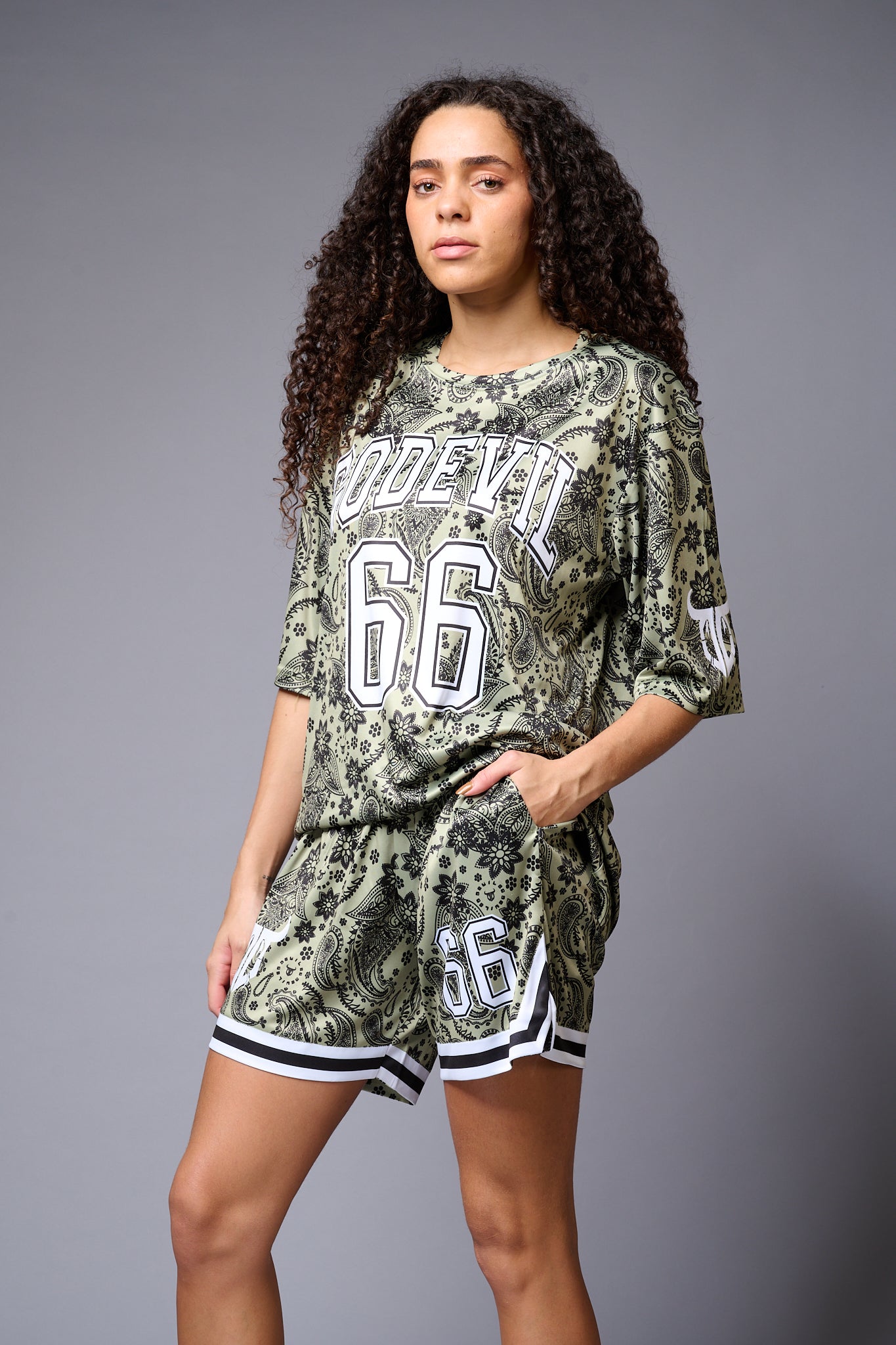 Go Devil 66 Printed Paisely Co-ord Set for Women - Go Devil