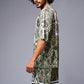 Go Devil 66 Printed Paisley Green & White Co-ord Set for Men - Go Devil