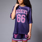 Go Devil 66 Printed Pink & Blue Co-ord Set for Women - Go Devil
