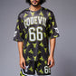 Go Devil 66 with Logo Printed in Green & White Co-ord Set for Men - Go Devil