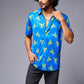 Go Devil Logo Printed Blue Shirt for Men - Go Devil
