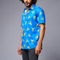 Go Devil Logo Printed Blue Shirt for Men - Go Devil
