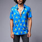 Go Devil Logo Printed Blue Shirt for Men - Go Devil
