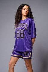 Go Devil Logo Printed in Black Co-ord Set for Women - Go Devil