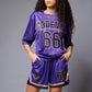 Go Devil Logo Printed in Black Co-ord Set for Women - Go Devil