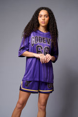 Go Devil Logo Printed in Black Co-ord Set for Women - Go Devil