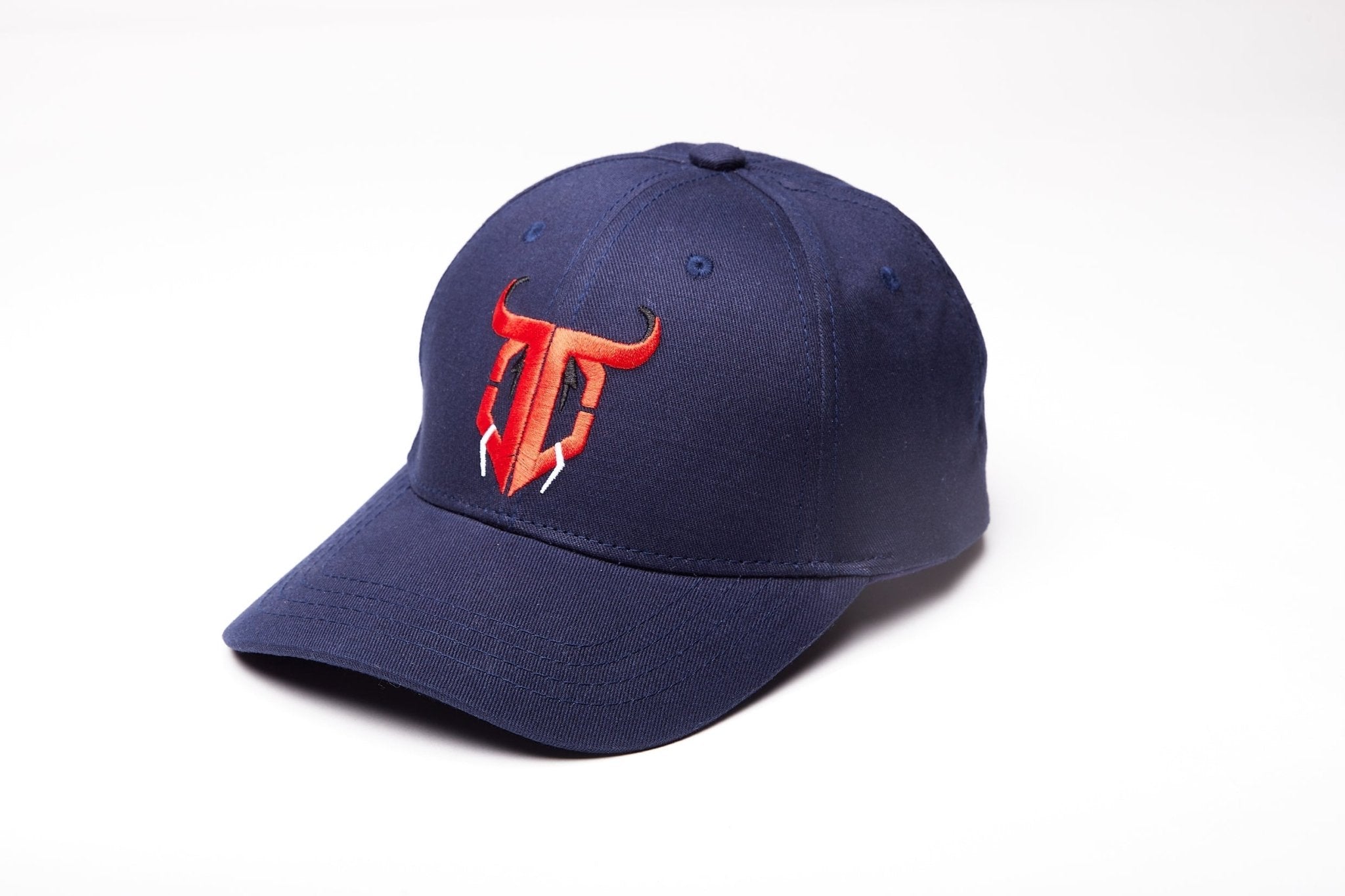 Go Devil Logo Printed Navy Blue Cap - Go Devil